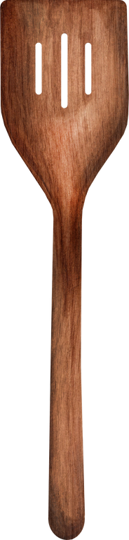 Wooden Spatulas for Cooking Watercolor